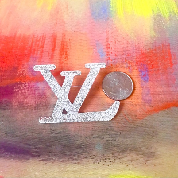 FabulouslyFitted | We Go High Grande Rhinestone Fashion Brooch - Picture 7 of 10